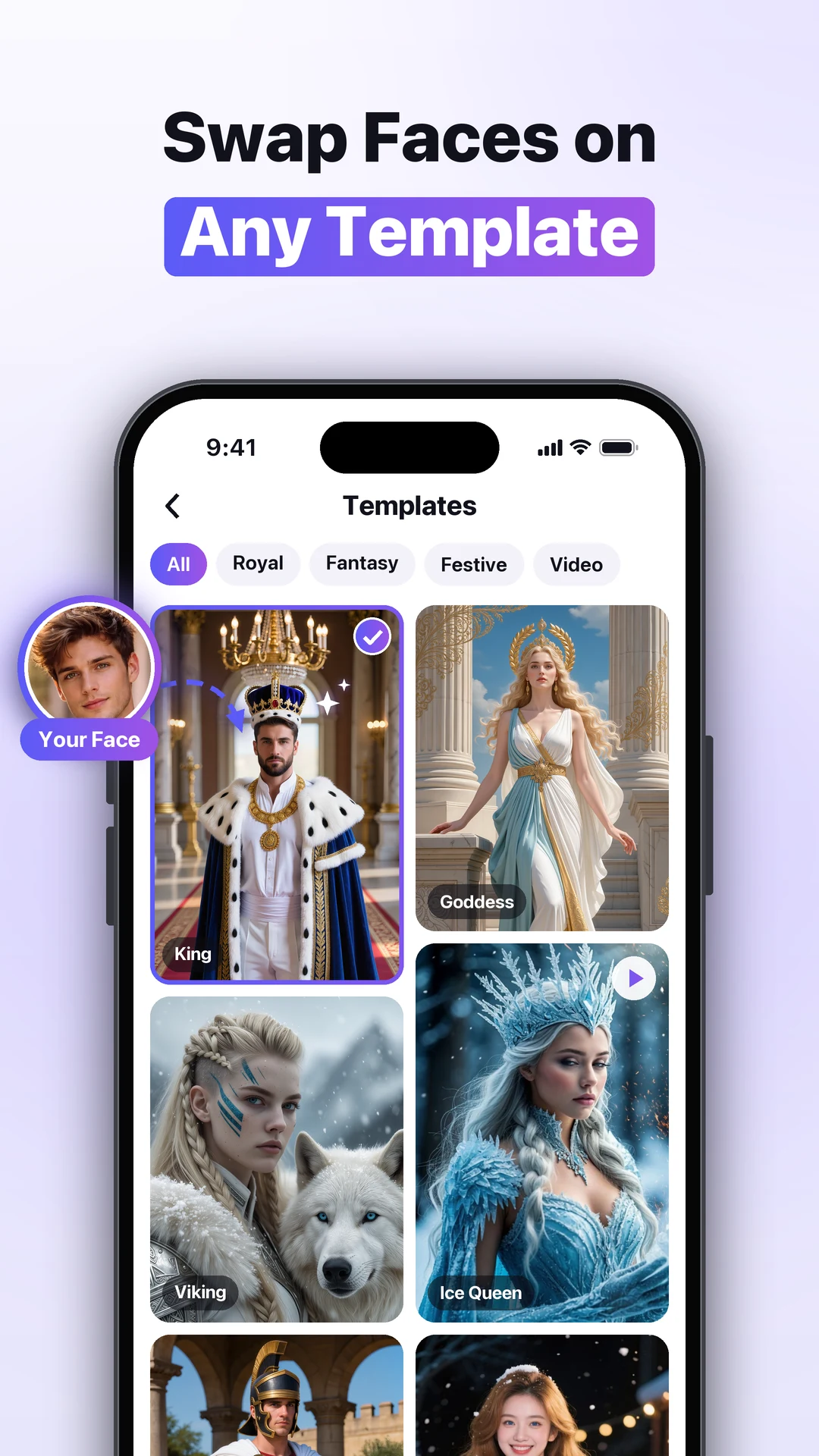 Face Swap AI Photo Video SwapX screenshot